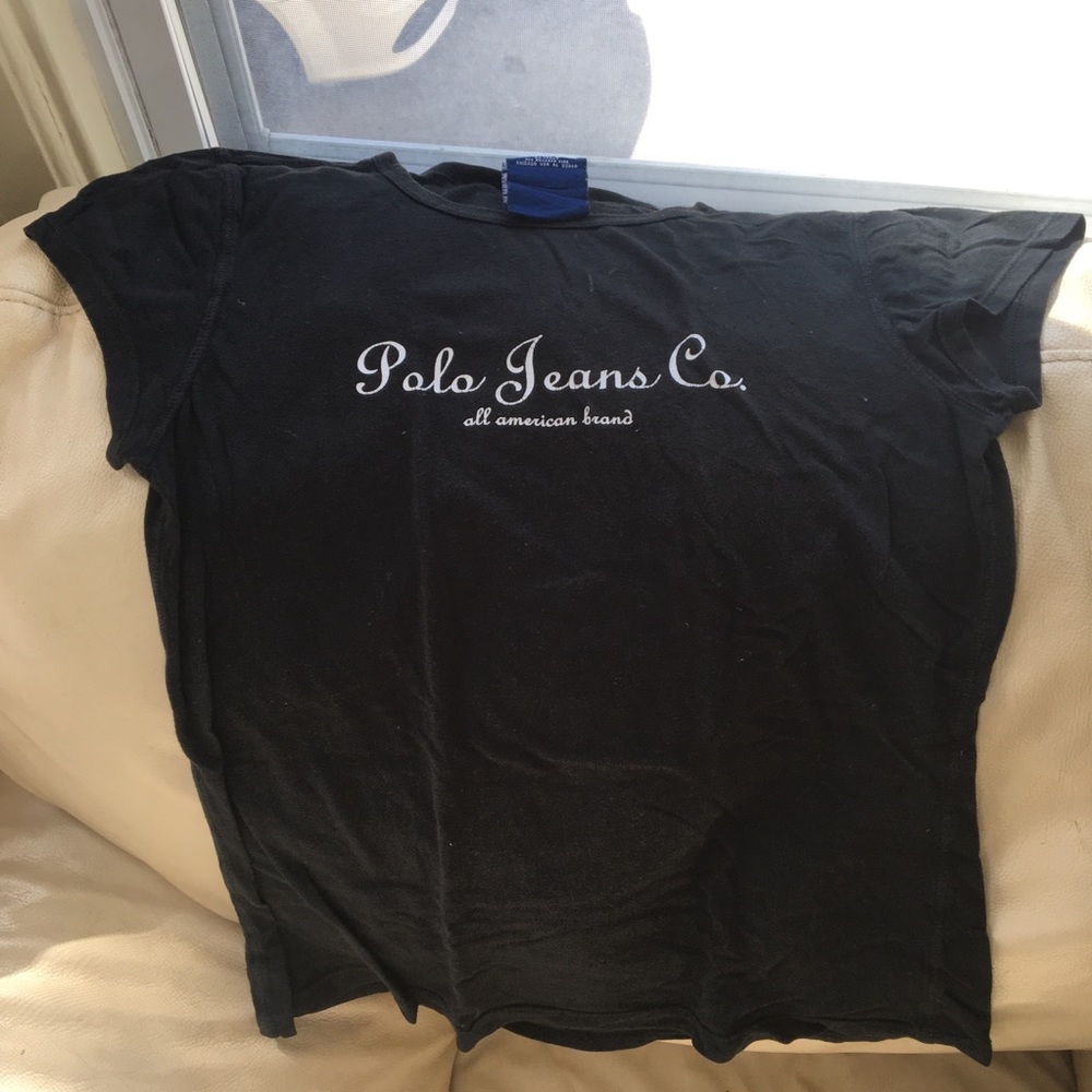 Polo Ralph Lauren Vintage Black Logo Short tee